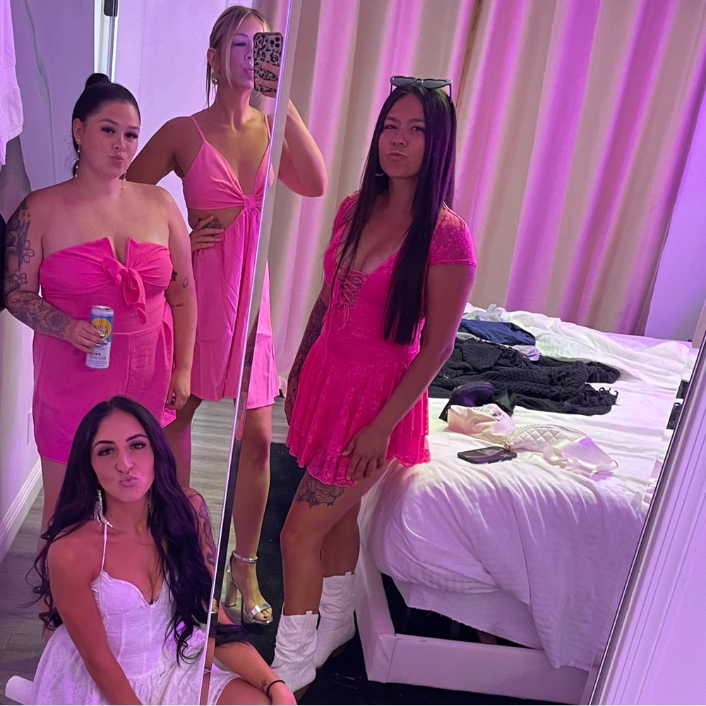 Hot pink Outcast dress